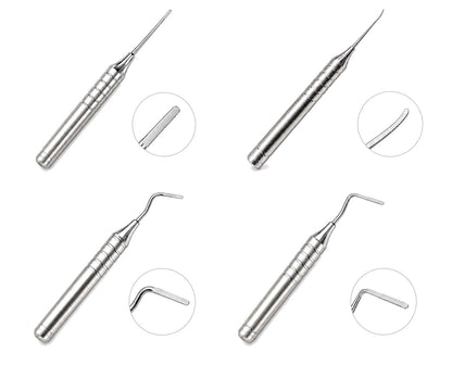 NiTi Perio Saw® Set of 4 – Straight, Curved, Angled, Flat Angled